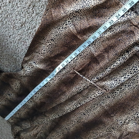 Womens leopard print bath robe - Picture 13 of 14